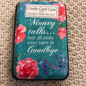 Identity theft blocker card case - NWOT